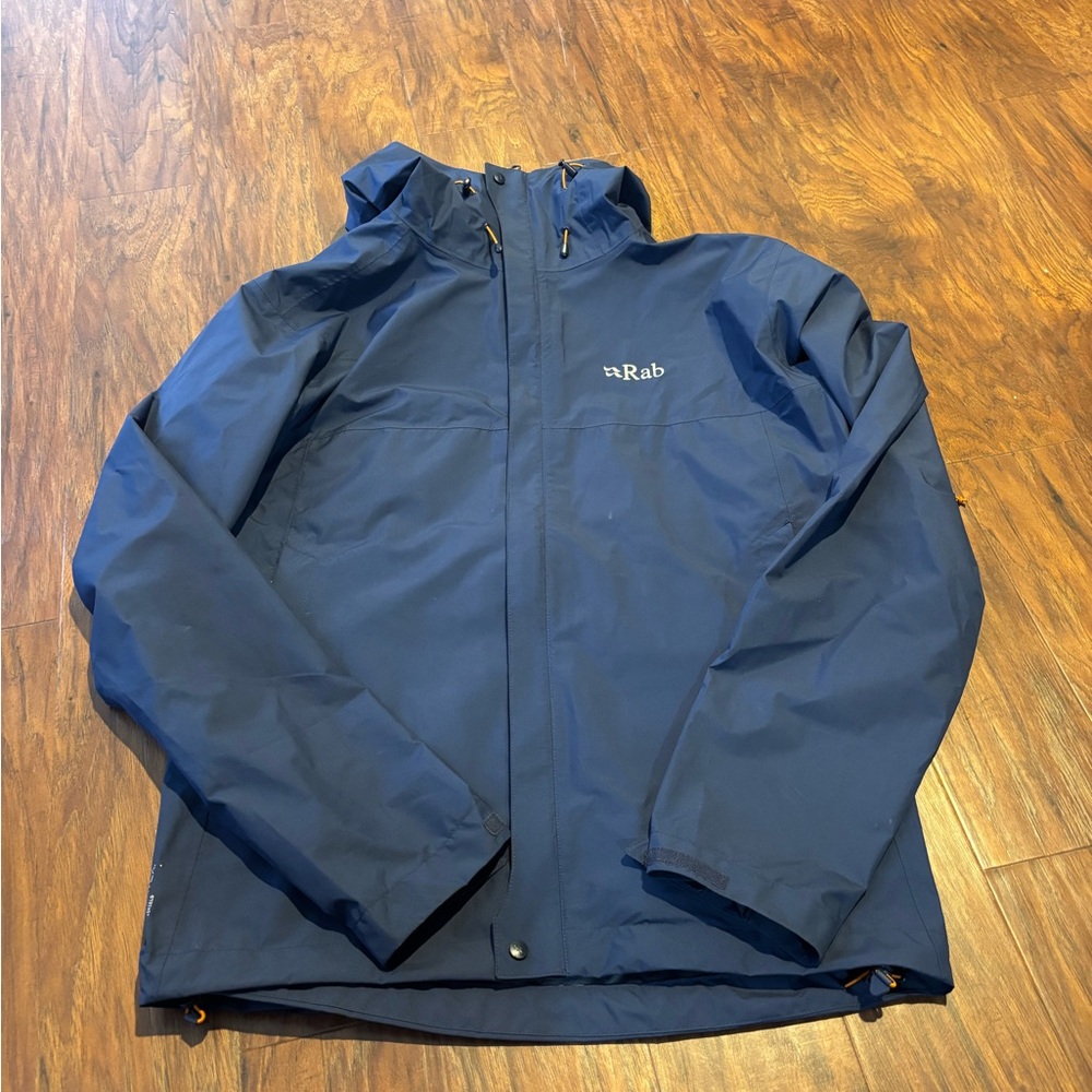 Rab Downpour Eco Jacket Deep Ink Size XL - Picture 2 of 5